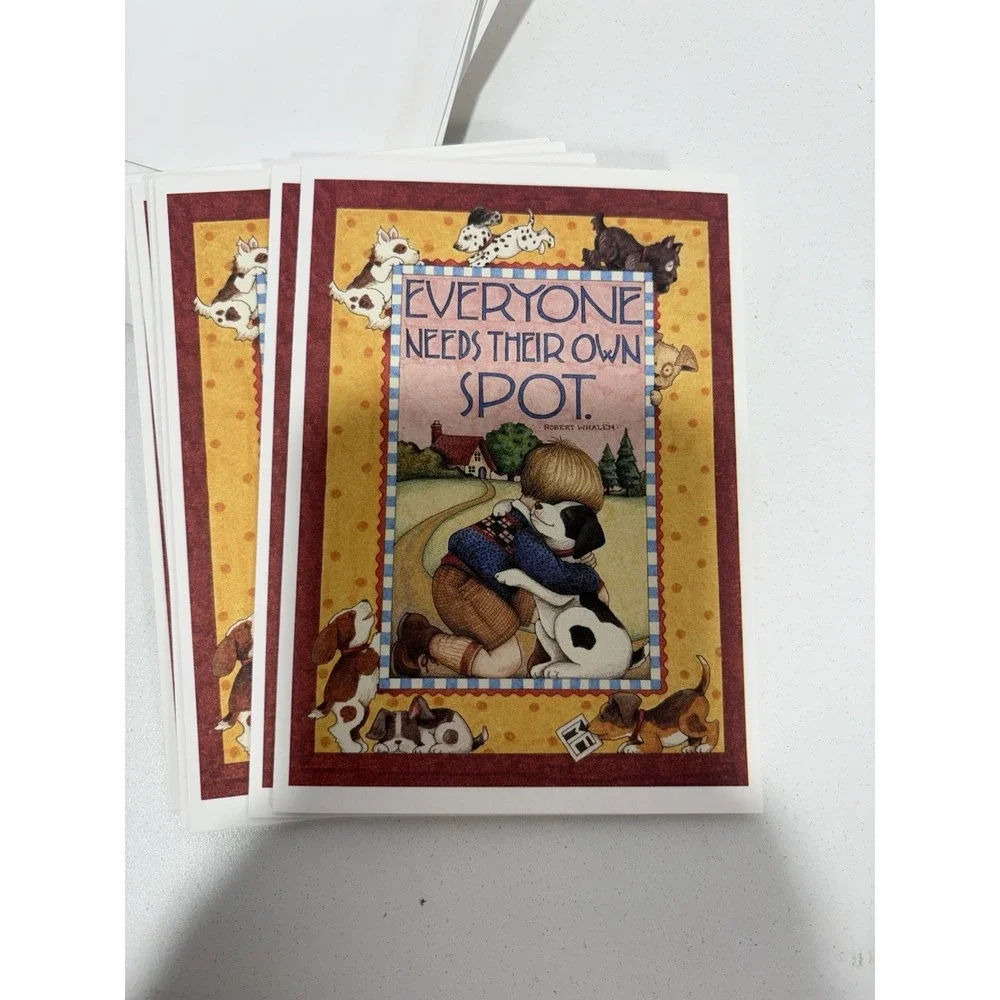 Lot 16 Dog Theme Cards & Envelopes ( 9 Suzy's Zoo Christmas + 7 Dog & Boy Whalen